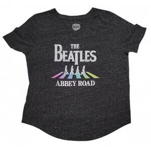 The Beatles Abbey Road Light T-Shirt 2XL Gray Color Crosswalk Graphic Preloved